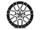 Curva Concepts C7 Gloss Black Machine Wheel; 20x8.5 (16-24 Camaro LS, LT)