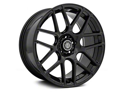 Curva Concepts C7 Gloss Black Wheel; 20x8.5; 35mm Offset (16-24 Camaro LS, LT)