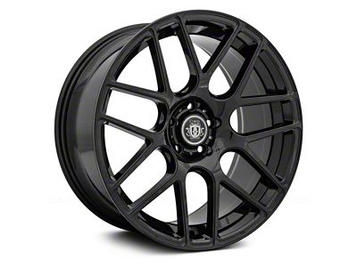 Curva Concepts C7 Gloss Black Wheel; 20x8.5 (16-24 Camaro LS, LT)