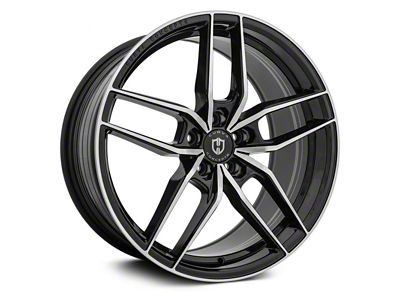 Curva Concepts CFF25 Gloss Black Machine Wheel; 20x8.5 (16-24 Camaro LS, LT)