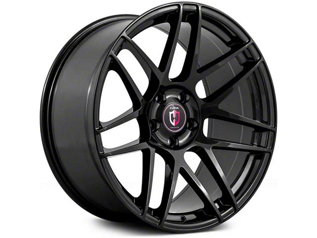 Curva Concepts C300 Gloss Black Wheel; 20x9.5 (08-23 RWD Challenger, Excluding Widebody)