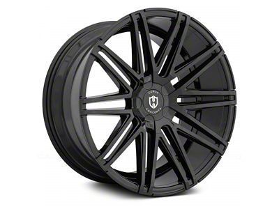 Curva Concepts C48 Gloss Black Wheel; Rear Only; 22x10.5 (08-23 RWD Challenger, Excluding Widebody)