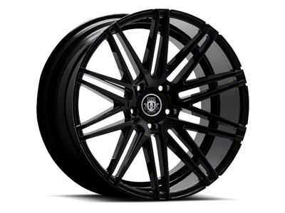 Curva Concepts C48 Gloss Black Wheel; 22x9 (08-23 RWD Challenger, Excluding Widebody)