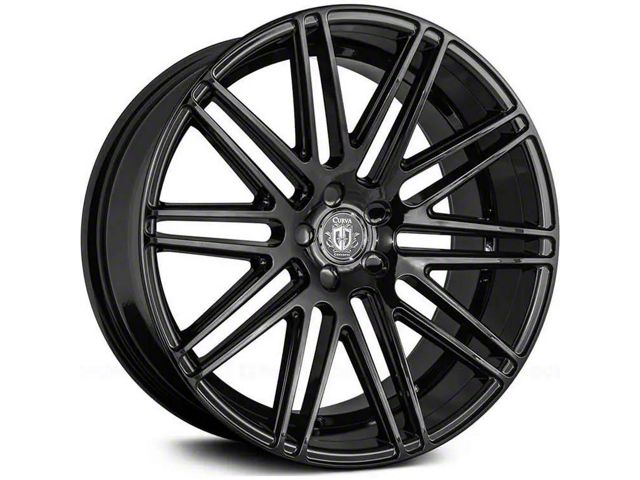 Curva Concepts C50 Gloss Black Wheel; 22x9 (08-23 RWD Challenger, Excluding Widebody)
