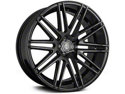 Curva Concepts C50 Gloss Black Wheel; Rear Only; 22x10.5; 25mm Offset (08-23 RWD Challenger, Excluding Widebody)