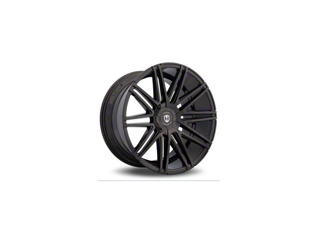 Curva Concepts CF48 Gloss Black Wheel; Rear Only; 22x10.5 (08-23 RWD Challenger, Excluding Widebody)