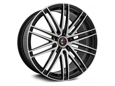 Curva Concepts CFF50 Gloss Black Machine Wheel; Rear Only; 20x10.5 (08-23 RWD Challenger, Excluding Widebody)