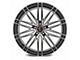 Curva Concepts CFF50 Gloss Black Machine Wheel; 20x9 (08-23 RWD Challenger, Excluding Widebody)