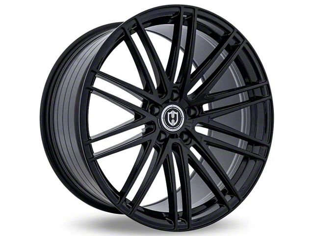 Curva Concepts CFF50 Gloss Black Wheel; 20x9 (08-23 RWD Challenger, Excluding Widebody)