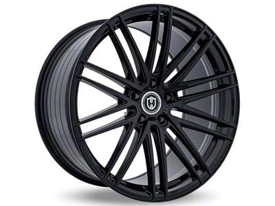 Curva Concepts CFF50 Gloss Black Wheel; Rear Only; 20x10.5 (08-23 RWD Challenger, Excluding Widebody)