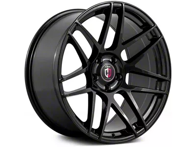 Curva Concepts C300 Gloss Black Wheel; Rear Only; 22x10.5; 25mm Offset (11-23 RWD Charger, Excluding Widebody)