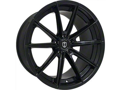 Curva Concepts C46 Gloss Black Wheel; Rear Only; 20x10.5 (11-23 RWD Charger, Excluding Widebody)