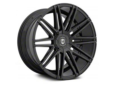 Curva Concepts C48 Gloss Black Wheel; Rear Only; 22x10.5 (11-23 RWD Charger, Excluding Widebody)