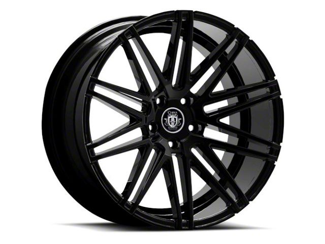 Curva Concepts C48 Gloss Black Wheel; 22x9 (11-23 RWD Charger, Excluding Widebody)