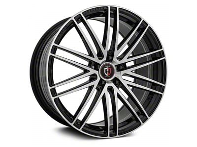 Curva Concepts CFF50 Gloss Black Machine Wheel; 20x9 (11-23 RWD Charger, Excluding Widebody)