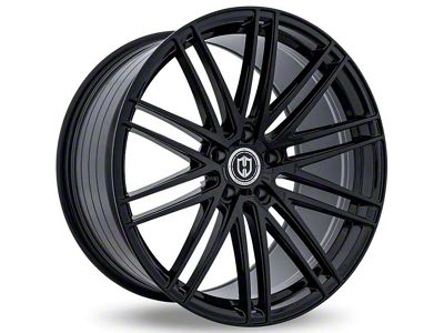 Curva Concepts CFF50 Gloss Black Wheel; Rear Only; 20x10.5 (11-23 RWD Charger, Excluding Widebody)