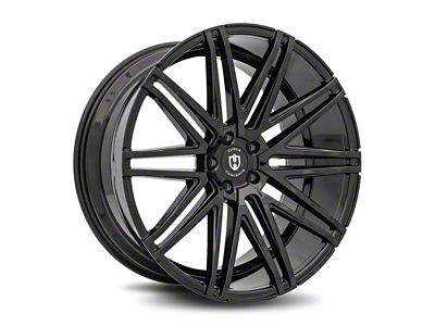 Curva Concepts C48 Gloss Black Wheel; 22x9; 35mm Offset (21-26 Mustang Mach-E)