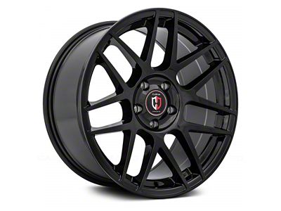 Curva Concepts C300 Gloss Black Wheel; 19x9; 30mm Offset (15-23 Mustang GT, EcoBoost, V6)
