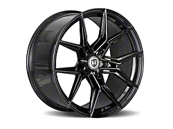Curva Concepts CFF43 Gloss Black Wheel; Rear Only; 20x10; 38mm Offset (24-26 Mustang)