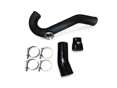 CVF Hot-Side Aluminum Intercooler Pipe with HKS Flange (15-23 Mustang EcoBoost w/ CVF Race Intercooler)