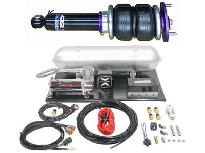 D2 Racing Air Struts with VERA AccuAir e+ Connect Pressure (08-10 RWD Challenger)