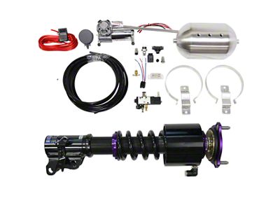 D2 Racing RS Series Coil-Over Kit with Front Air Cups and Gold Control System (11-23 RWD Challenger)