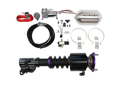 D2 Racing RS Series Coil-Over Kit with Front Air Cups and Gold Control System (06-10 RWD Charger)