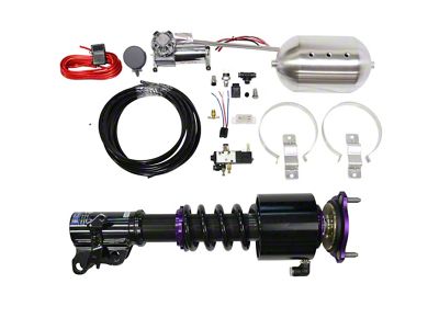 D2 Racing RS Series Coil-Over Kit with Front Air Cups and Gold Control System (05-14 Mustang)