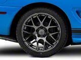 AMR Dark Stainless Wheel; Rear Only; 18x10; 24mm Offset (94-98 Mustang)