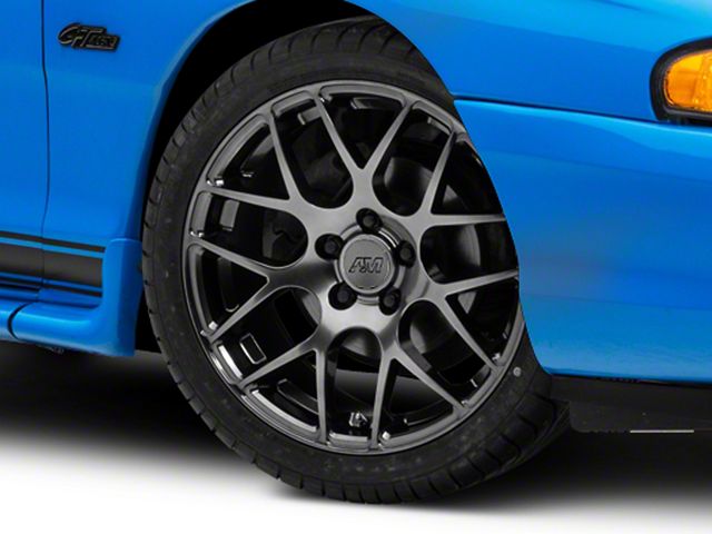 AMR Dark Stainless Wheel; 18x8 (94-98 Mustang)