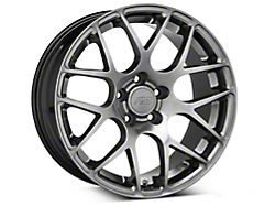 AMR Dark Stainless Wheel; 18x9; 30mm Offset (94-98 Mustang)