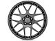 AMR Dark Stainless Wheel; Rear Only; 19x10 (15-23 Mustang GT, EcoBoost, V6)