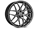 AMR Dark Stainless Wheel; 20x8.5 (15-23 Mustang GT, EcoBoost, V6)