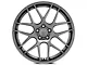 AMR Dark Stainless Wheel; 20x8.5 (15-23 Mustang GT, EcoBoost, V6)