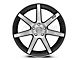 Niche Verona Double Dark Wheel; Rear Only; 20x10 (05-09 Mustang)