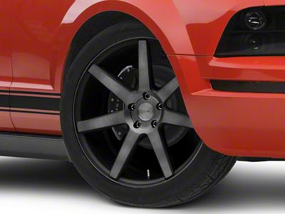 Niche Verona Double Dark Wheel; 20x9; 35mm Offset (05-09 Mustang)