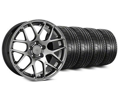 18x8 AMR Wheel & Mickey Thompson Street Comp Tire Package (05-14 Mustang)