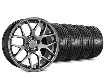 19x8.5 AMR Wheel & Mickey Thompson Street Comp Tire Package (05-14 Mustang)