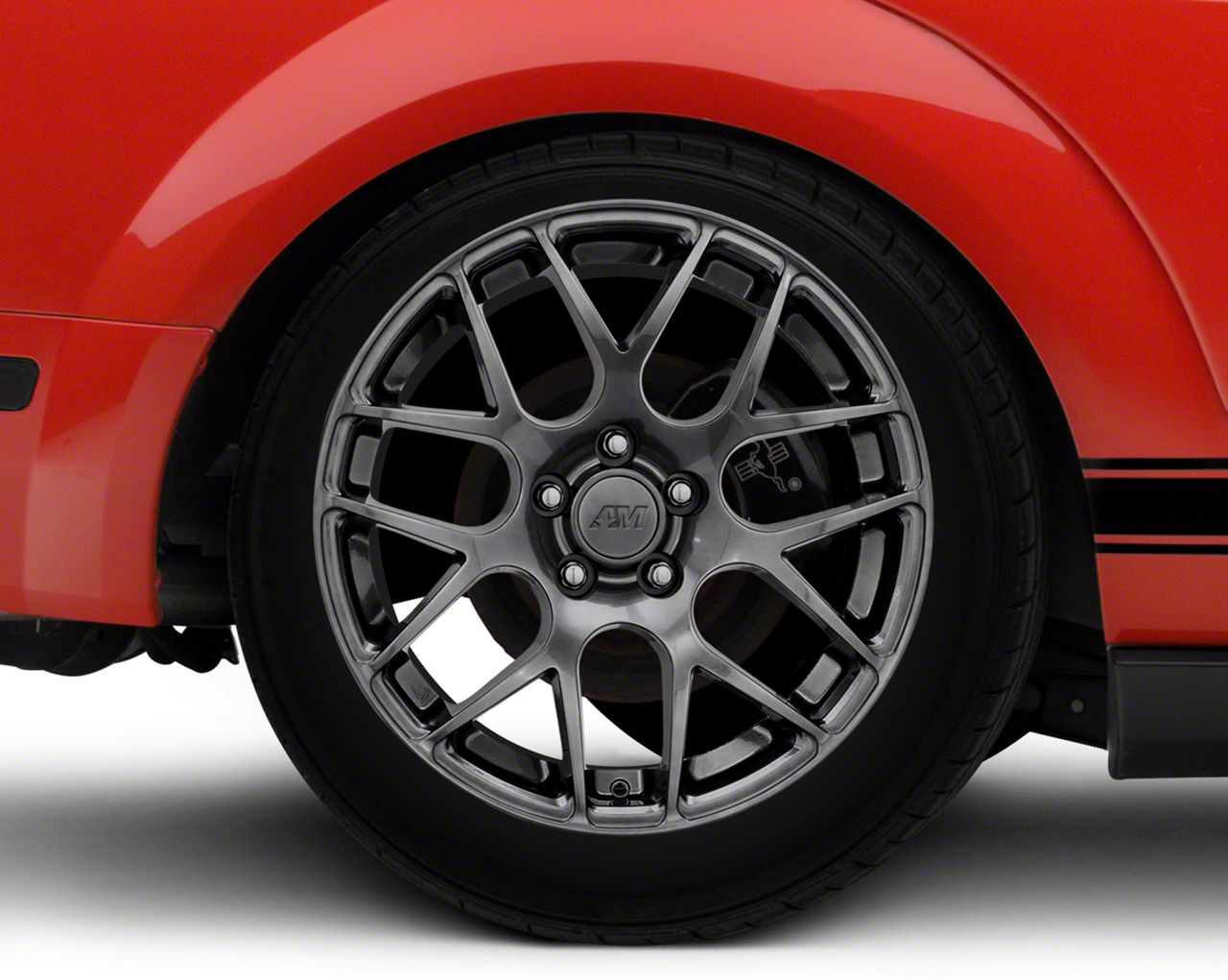 Mustang 19x8.5 AMR Wheel & Mickey Thompson Street Comp Tire Package (05