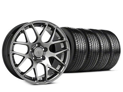 19x8.5 AMR Wheel & Pirelli All-Season P Zero Nero Tire Package (05-14 Mustang)