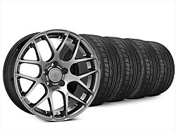 Staggered 20x8.5/10 AMR Wheel and NITTO NT555 G2 Summer Tire Package (15-23 Mustang GT, EcoBoost, V6)