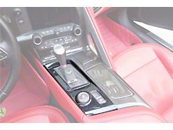 Darwin Pro Aero Interior Control Gear Shift Panel Cover Trim; Carbon Fiber (14-19 Corvette C7)