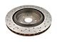 DBA 4000 Series XS Gold Cross Drilled and Slotted Rotor; Rear (10-15 Camaro SS; 12-23 Camaro ZL1)