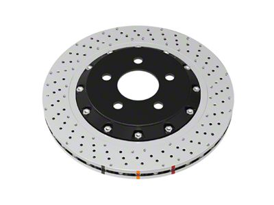 DBA 5000 Series XD Cross Drilled Rotor; Front (12-15 Camaro ZL1)