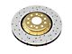 DBA 5000 Series XS Cross Drilled and Slotted Rotor; Front (12-15 Camaro ZL1)
