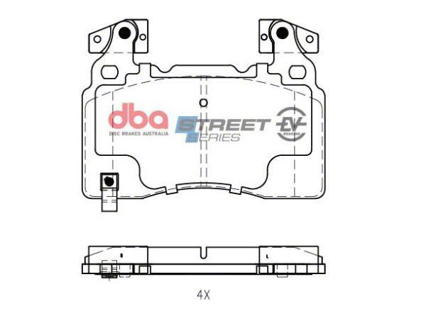 DBA Camaro Street Series EV Ceramic Brake Pads; Front Pair DB2358ASSEV ...