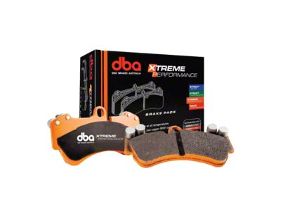 DBA Xtreme Performance Semi-Metallic Carbon Fiber Brake Pads; Rear Pair (16-24 Camaro SS)