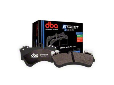 DBA Street Series Ceramic Brake Pads; Front Pair (15-23 Challenger R/T 392, R/T Scat Pack, SRT 392, SRT Hellcat, SRT Jailbreak, SRT Super Stock & T/A 392 w/ 6-Piston Front Calipers)