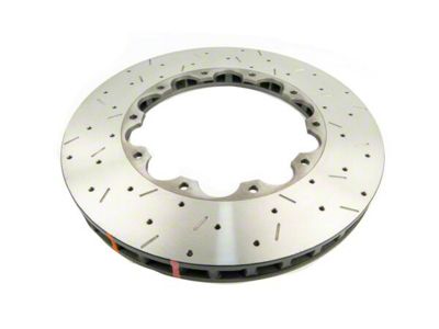 DBA 5000 Series XS Cross Drilled and Slotted Rotor Ring; Front (15-23 Charger SRT Hellcat)