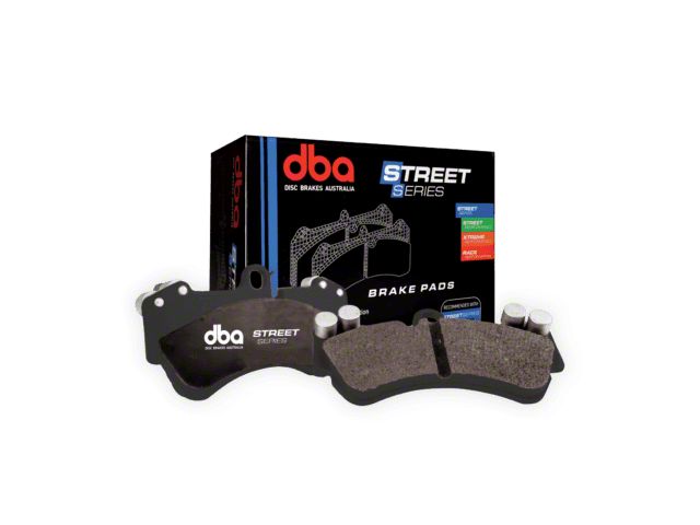 DBA Street Series Ceramic Brake Pads; Front Pair (15-23 Charger Daytona 392, Scat Pack 392, SRT 392 & SRT Hellcat w/ 6-Piston Front Calipers)